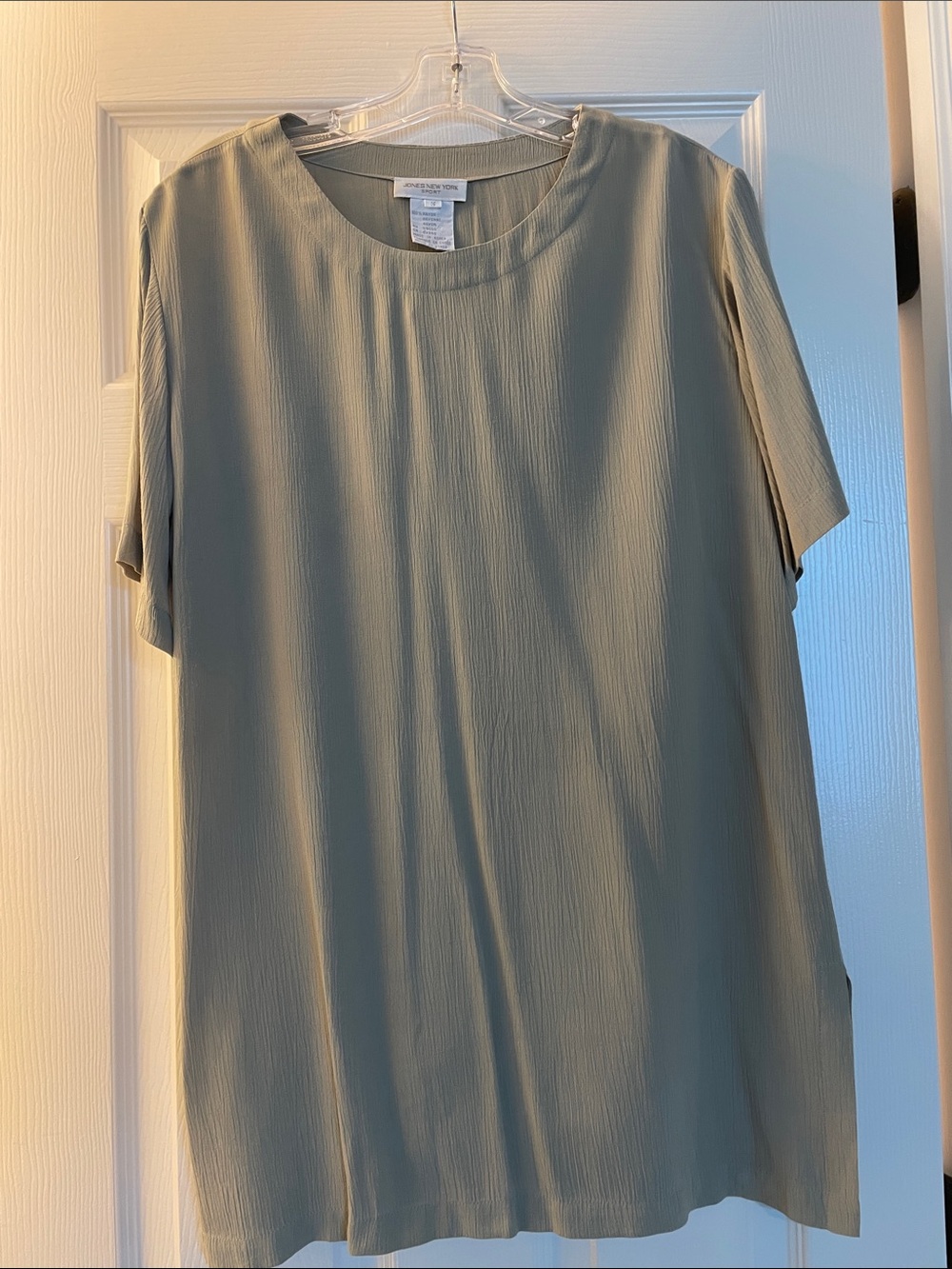 Jones New York Short Sleeve Blouse